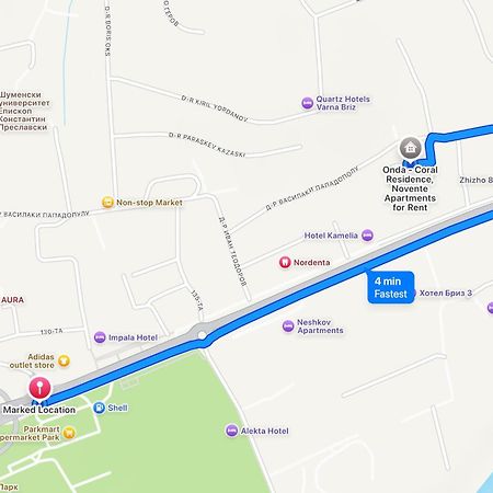 Freddo Apartment - Coral Residence Complex With Parking & Pool 바르나 외부 사진